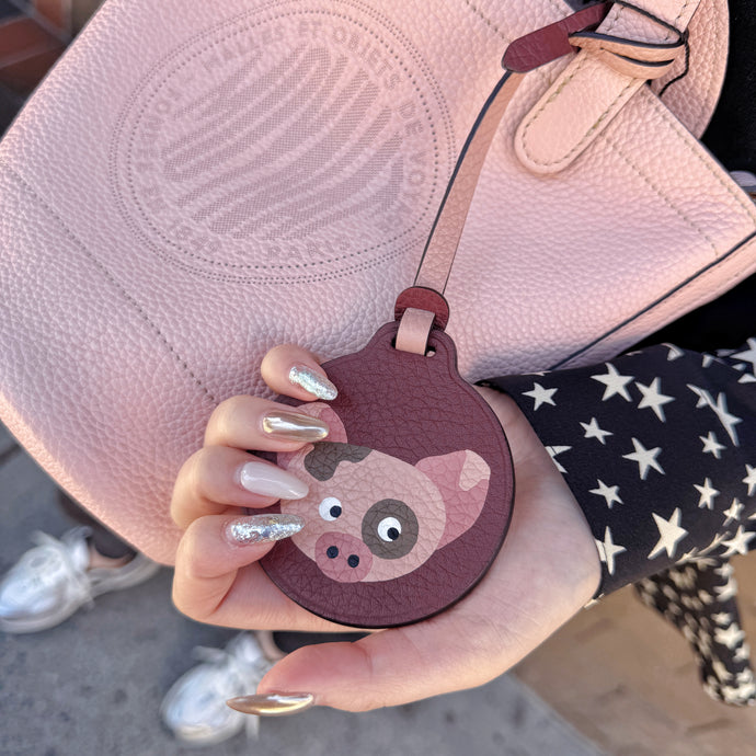Moynat Fleur 迷你皮革水桶包