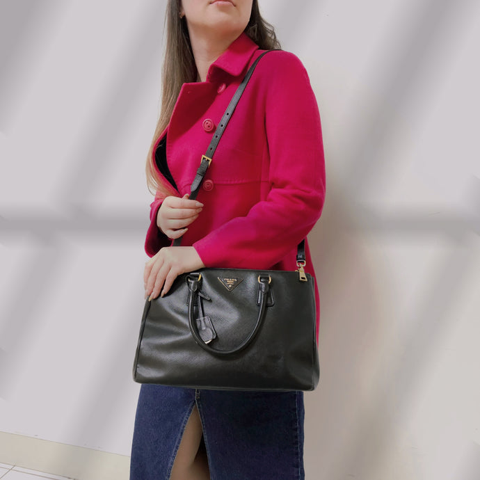 Prada Galleria Leather Handbag TWS