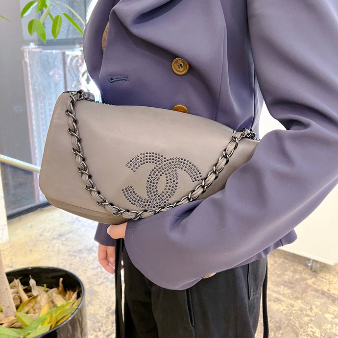 Chanel CC Studs Chain Shoulder Bag TWS