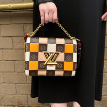 Load image into Gallery viewer, Louis Vuitton Calfskin Monogram Check Twist MM Bag
