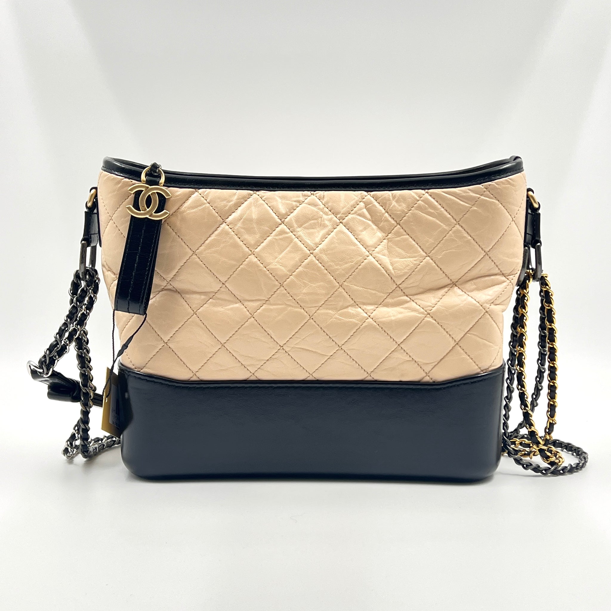 Chanel Beige&Black Gabrielle Hobo Bag TWS – Sheer Room
