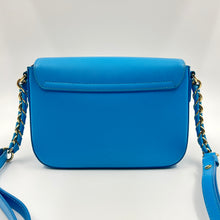 Load image into Gallery viewer, Ferragamo Sandrine Shoulder Bag Saffiano leather Bb Blue
