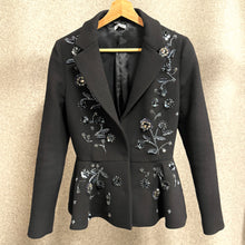 Load image into Gallery viewer, MIU MIU 100%Wool Sequin Noire Blazer
