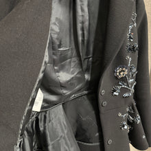 Load image into Gallery viewer, MIU MIU 100%Wool Sequin Noire Blazer
