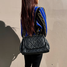 Load image into Gallery viewer, Chanel Caviar Quilted Timeless Accordion Flap Black TWS
