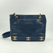 Load image into Gallery viewer, Chanel Caviar Skin Triple Shoulder Bag Year 1994 (Card, sticker) TWS

