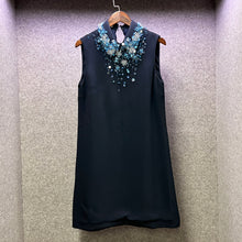 Load image into Gallery viewer, Miu Miu Sequin Navy dress
