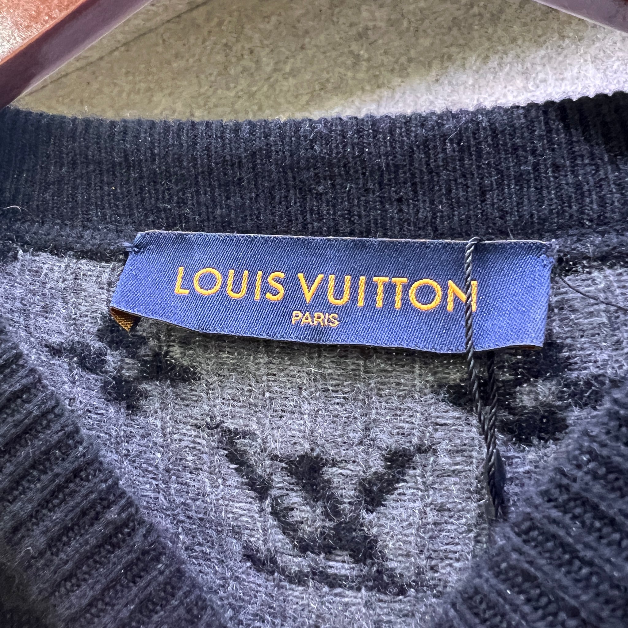 Louis Vuitton Monogram 100%Cashmere Sweater – Sheer Room