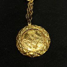Load image into Gallery viewer, Chanel Coco mark Lion Metrasse Coin Medallion Long chain Necklace Year 1980S
