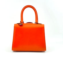 Load image into Gallery viewer, Delvaux Brillant MM Mandarine Handbag
