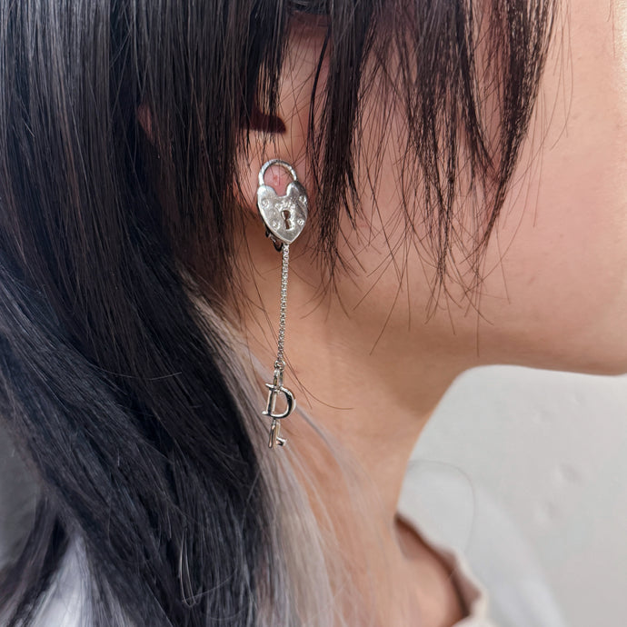 Dior Heart Key Ear Clip TWS