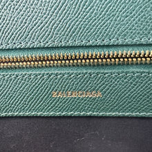 Load image into Gallery viewer, Balenciaga Logo Green Leather Ville Two-way Bag
