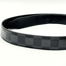 Load image into Gallery viewer, Louis Vuitton Damier Black Men&#39;s Belt TWS
