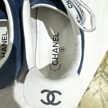 Load image into Gallery viewer, Chanel Cruise Suede Calfskin Low Top Sneakers size38.5 TWS
