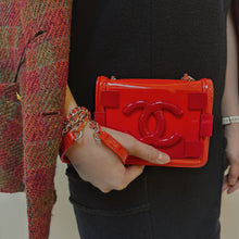 Load image into Gallery viewer, Chanel Limited Edition 2014 Runway Red Ombre CC Flap Bag TWS
