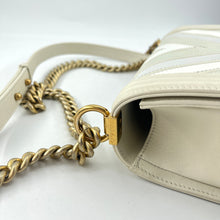 Load image into Gallery viewer, Chanel Mix Leather Medium Flap Boy Bag
