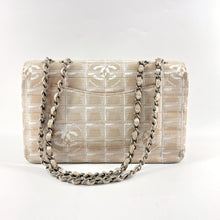 Load image into Gallery viewer, Chanel Nylon Medium Classic Flap bag Light Beige
