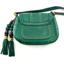 Load image into Gallery viewer, Gucci Green Leather Small Snaffle Bit Shoulder Bag
