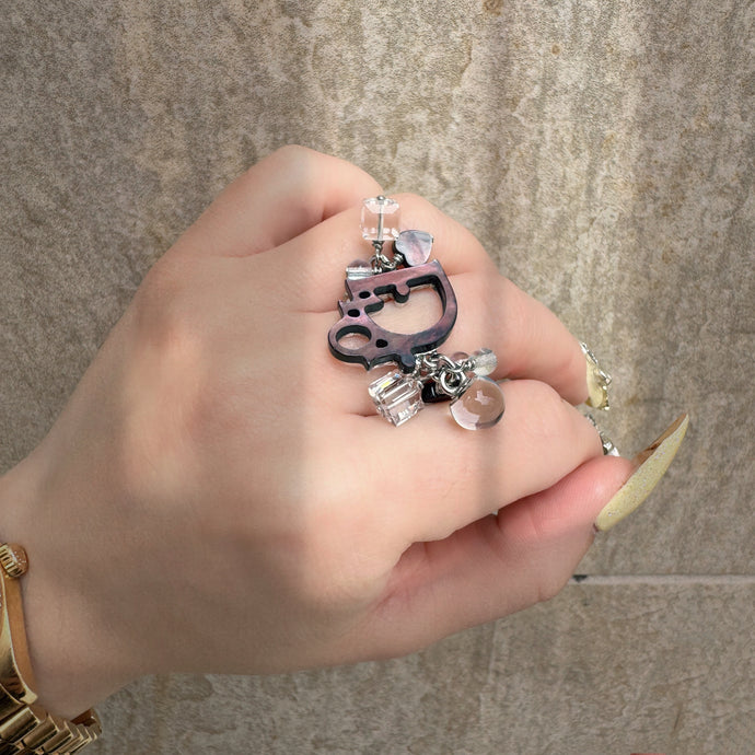 Dior Mother of Pearl Charm Ring