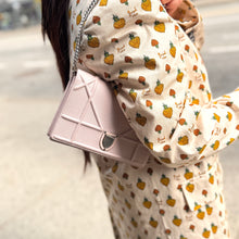 Load image into Gallery viewer, Christian Dior Grained Calfskin Diorama Croisiere Chain Wallet
