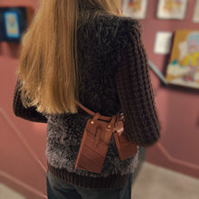 Load image into Gallery viewer, Fendi Lamb Leather/ Cashmere Sweater Jacket
