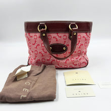 Load image into Gallery viewer, Celine vintage pink macadam tote bag TWS
