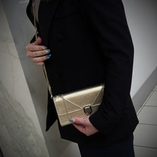 Load image into Gallery viewer, Christian Dior Diorama Croisière patent leather Wallet on Chain TWS
