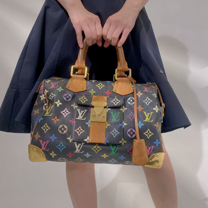 Louis Vuitton Multicolor Monogram Speedy 30 Handbag TWS