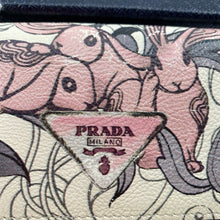Load image into Gallery viewer, Prada Printed Textured-leather Cardholder
