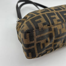 Load image into Gallery viewer, Fendi Monogram Cloth Bagutte Shoulder Bag
