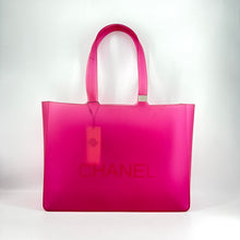 Load image into Gallery viewer, CHANEL Jelly Pink Logo Tote
