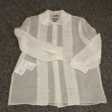 Load image into Gallery viewer, Miu Miu silk white top
