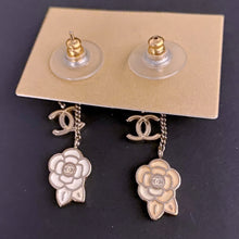 Load image into Gallery viewer, Chanel Camellia earrings
