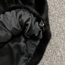 Load image into Gallery viewer, VTO black mink vest
