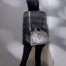 Load image into Gallery viewer, CHRISTIAN DIOR Medium Diorever silver bag
