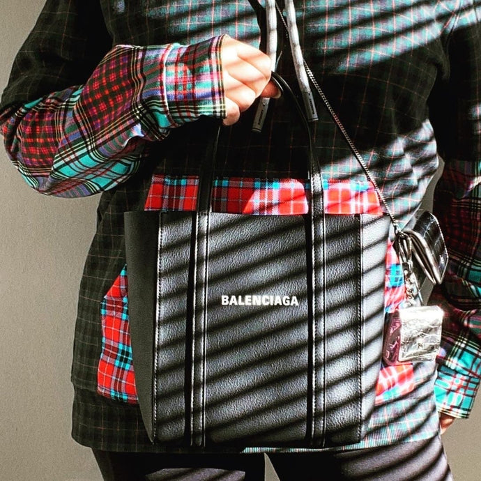 BALENCIAGA Two-Way Leather Bag