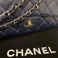 Load image into Gallery viewer, Chanel Navy Classic Flap Jumbo
