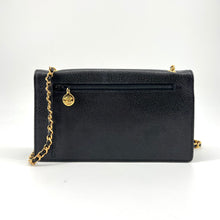 Load image into Gallery viewer, Chanel caviar leather double c logo wallet on chain
