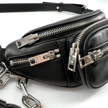 Load image into Gallery viewer, Alexander Wang black attica fanny pack
