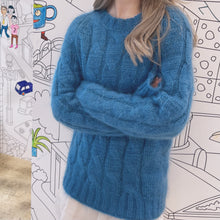 Load image into Gallery viewer, GUCCI Mohair Silk Cable Knit Sweater TWS
