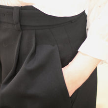 Load image into Gallery viewer, Miu Miu Crystal black shorts
