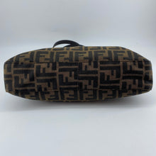 Load image into Gallery viewer, Fendi Monogram Cloth Bagutte Shoulder Bag
