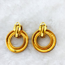 Load image into Gallery viewer, Chanel golden earrings
