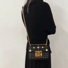 Load image into Gallery viewer, GUCCI Small Pearl Studded Padlock Shoulder Bag
