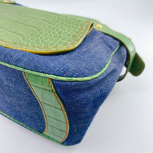 Load image into Gallery viewer, Tod‘s Denim Leather Handbag TWS
