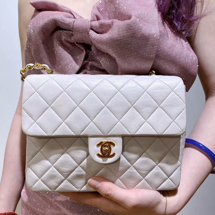 Chanel Pure White Mini Flap Bag
