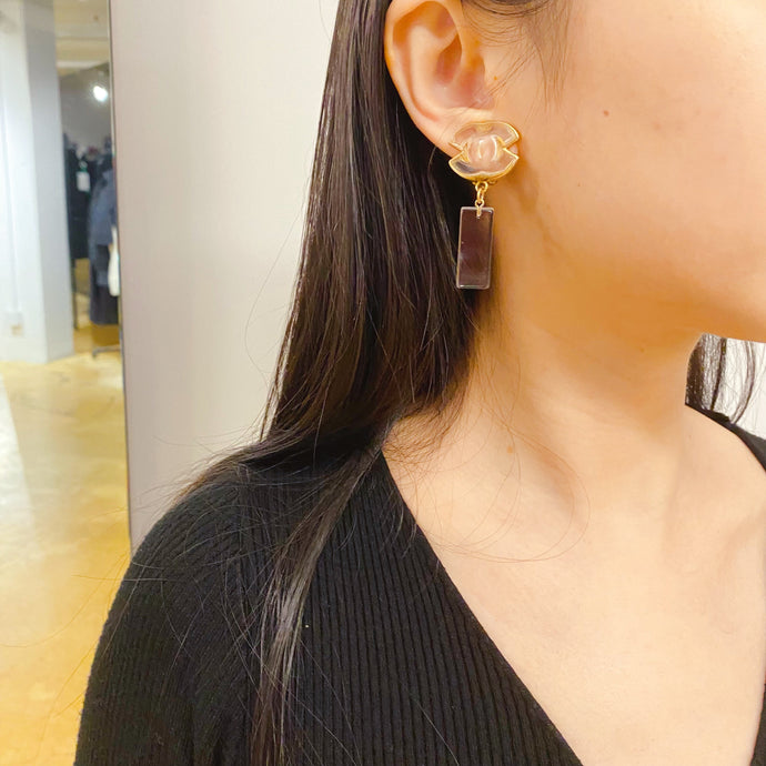 Chanel single earring