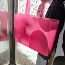Load image into Gallery viewer, CHANEL Jelly Pink Logo Tote
