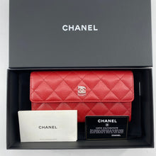 Load image into Gallery viewer, Chanel CC long flap wallet

