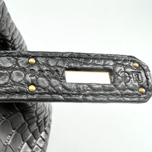 Load image into Gallery viewer, Hermes Birkin35 Bag Black  Crocodile Gold Hardware

